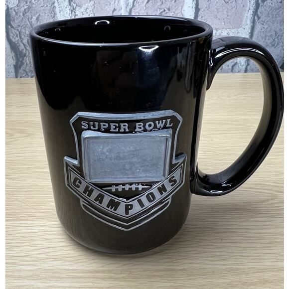 Super Bowl Champions 2011 Blank Mug Black - Picture 1 of 6